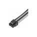 SilverStone Strom-Verlängerungskabel SST-PP07E-EPS8BW(schwarz/weiß, 30cm)