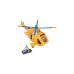 Simba Feuerwehrmann Sam Hubschrauber Wallaby II, Spielfahrzeug(gelb/blau, mit Figur)
