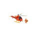 Simba Feuerwehrmann Sam Hubschrauber Wallaby, Spielfahrzeug(orange/gelb, mit Figur)
