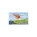 Simba Feuerwehrmann Sam Hubschrauber Wallaby, Spielfahrzeug(orange/gelb, Inkl. Figur)