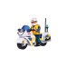 Simba Feuerwehrmann Sam Polizei-Motorrad, Spielfahrzeug(mit Figur)