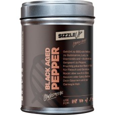 SizzleBrothers Black Aged Pepper, Gewürz(120 g, Streudose)