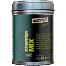 SizzleBrothers Pfeffer Mix, Gewürz(115 g, Streudose)