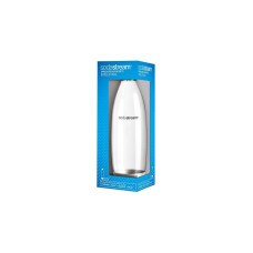 SodaStream PET-Flasche Fuse 1 Liter, mit Edelstahl, Trinkflasche(transparent/edelstahl)