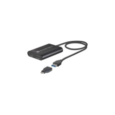 Dual 4K HDMI(schwarz, 30cm, für M1 und M2 Macs)