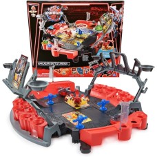 Spin Master Bakugan 2023 Battle Arena mit Special Attack Dragonoid, Geschicklichkeitsspiel(mit Actionfigur und Sammelkarten)