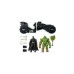 Spin Master Batman Amory Attack Batcycle, Spielfahrzeug(mit Actionfiguren von Batman und Swamp Thing)