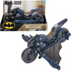 Spin Master DC Comics Batman- Batman Adventures 2-in-1 Batcyle, Spielfahrzeug(schwarz)