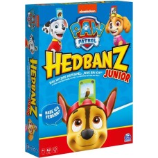 Spin Master Hedbanz Junior - Paw Patrol, Quizspiel(das witzige Ratespiel für 2-4 Fellfreunde ab 4 Jahren)