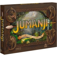 Spin Master Jumanji - deutsche Neuauflage, Brettspiel(das actiongeladene Familienspiel für 2–4 mutige Abenteurer ab 8 Jahren)