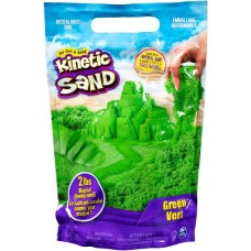 Spin Master Kinetic Sand - Beutel grün, Spielsand(907 Gramm Sand)