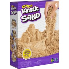 Spin Master Kinetic Sand - Naturbraun, Spielsand(2,5 Kilogramm Sand)