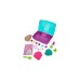 Spin Master Kinetic Sand - Sandyland Sandkoffer, Spielsand(3 verschiedene Farben, insg. 907 Gramm Sand)