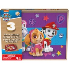 Spin Master PAW Patrol - Holzpuzzle-Sammlung(3x 24 Teile)