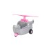Spin Master Paw Patrol - Helikopter mit Skye-Figur, Spielfahrzeug(grau/rosa)