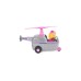 Spin Master Paw Patrol - Helikopter mit Skye-Figur, Spielfahrzeug(grau/rosa)