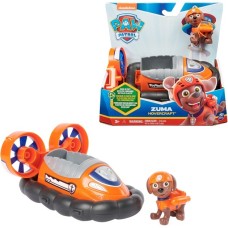 Spin Master Paw Patrol - Luftkissenboot mit Zuma-Figur, Spielfahrzeug(orange/schwarz)