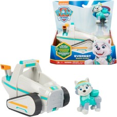 Spin Master Paw Patrol - Schneemobil mit Everest-Figur, Spielfahrzeug(grau)