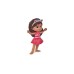 Spin Master Swimways - Gabby's Dollhouse Schwimmfigur Gabby, Wasserspielzeug
