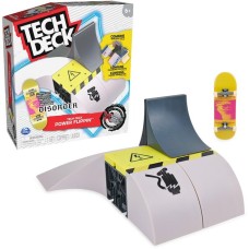 Spin Master Tech Deck X-Connect Starter-Set - Power Flippin' Rampenset, Spielfahrzeug(mit einem Fingerboard)