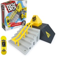 Spin Master Tech Deck X-Connect Starter-Set - Pyramid Shredder Rampenset, Spielfahrzeug(mit einem Fingerboard)
