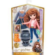 Spin Master Wizarding World Harry Potter - Brillante Hermine Granger, Spielfigur(20,3 cm, mit 5 Zubehörteilen und 2 Outfits)