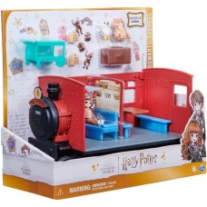 Spin Master Wizarding World Harry Potter - Hogwarts Express Zug Spielset, Spielfigur(mit Hermine Granger und Harry Potter-Sammelfiguren)