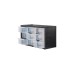 Stanley Kleinteilemagazin 1-93-978, Werkzeugbox(schwarz/transparent, 9 Schubladen)