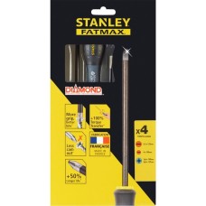 Stanley Schraubendreher-Set FatMax mit Diamantspitze, 4-teilig(schwarz)