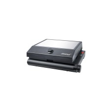 Steba Multi-Snack-Maker 3in1 SG 55, Sandwichmaker(schwarz, 1.100 Watt, mit 3 Platten-Sets, Outlet)