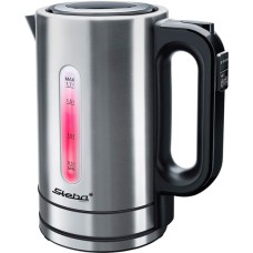 Steba WK 21 Inox, Wasserkocher(inox/schwarz, 1,7 Liter)