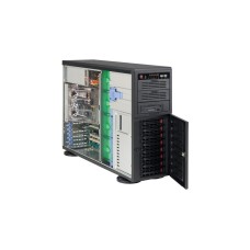 Supermicro CSE-743AC-1K26B, Gehäuse(schwarz, 4 Höheneinheiten, inkl.1200-Watt-Netzteil)