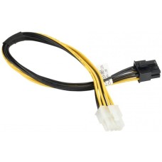 8-Pin PCIe CBL-PWEX-0665(schwarz/gelb, 30cm)