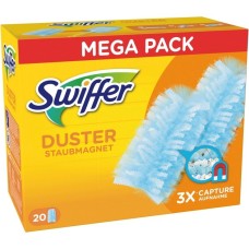 Swiffer Staubmagnet Nachfülltücher, 20 Stück, Staubwischer(weiß)