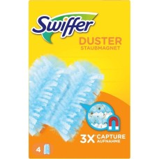 Swiffer Staubmagnet Nachfülltücher, 4 Stück, Staubwischer(weiß)