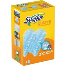 Swiffer Staubmagnet Nachfülltücher, 9 Stück, Staubwischer(weiß)