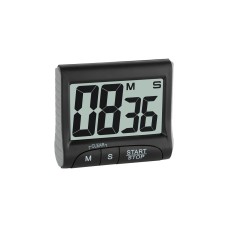 TFA Digitaler Timer und Stoppuhr, Timer/Küchenuhr(schwarz)