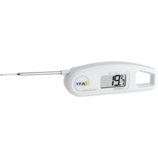 TFA Thermo Jack 30.1047, Thermometer(weiß, Klappthermometer im Taschenformat)