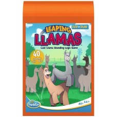 THINK FUN Flip n’ Play - Leaping Llamas, Brettspiel