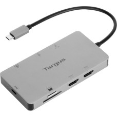 Targus Universal USB-C DV4K, Dockingstation(silber, 100 W, USB-C, HDMI, 4K)