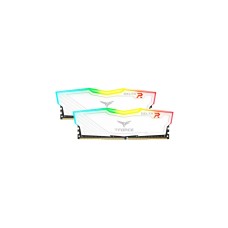 Team Group DIMM 16 GB DDR4-3600 (2x 8 GB) Dual-Kit, Arbeitsspeicher(weiß, TF4D416G3600HC18JDC01, Delta RGB, INTEL XMP)