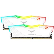Team Group DIMM 32 GB DDR4-3600 (2x 16 GB) Dual-Kit, Arbeitsspeicher(weiß, TF4D432G3600HC18JDC01, Delta RGB, INTEL XMP)
