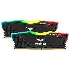 Team Group DIMM 32 GB DDR4-3600 (2x 16 GB) Dual-Kit, Arbeitsspeicher(schwarz, TF3D432G3600HC18JDC01, Delta RGB, INTEL XMP)