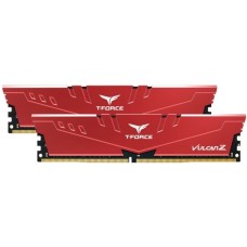 Team Group DIMM 32 GB DDR4-3600 (2x 16 GB) Dual-Kit, Arbeitsspeicher(rot, TLZRD432G3600HC18JDC01, VULCAN Z, INTEL XMP)