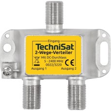 TechniSat 2-Wege Verteiler(silber)