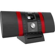 TechniSat MULTYRADIO 4.0, Internetradio(schwarz/rot, WLAN, Bluetooth, CD, Alexa)