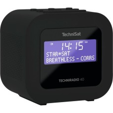 TechniSat TECHNIRADIO 40, Radiowecker(schwarz, UKW, DAB/DAB+, USB)