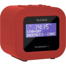 TechniSat TECHNIRADIO 40, Radiowecker(rot, UKW, DAB/DAB+, USB)