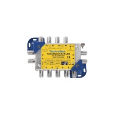 TechniSat TechniSwitch 5/8 mini LAN, Multischalter(gelb/silber)