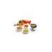 Tefal 5-Sekunden Zerkleinerer, Maxi-Kit mit 4 Klingen(schwarz/grün, manuell, 900ml)
